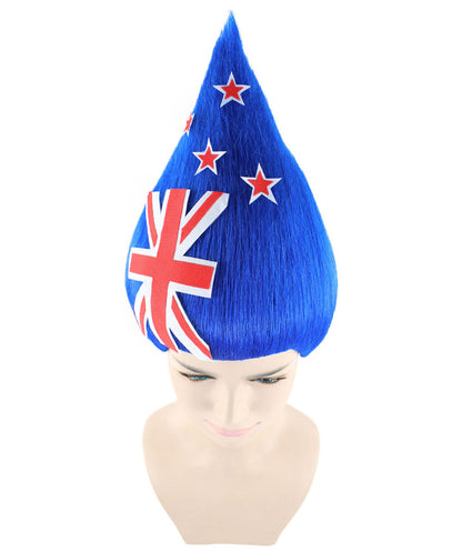 Unisex Flag Troll Wigs Collections| Premium Breathable Capless Cap