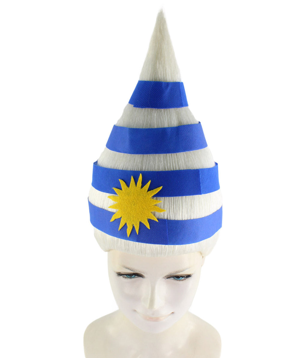 Uruguay Flag Troll Wig