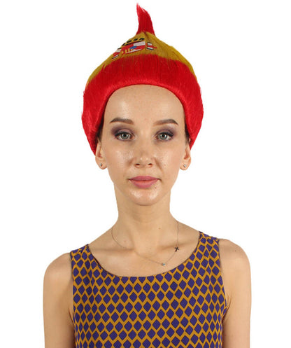 Spain Flag Troll Wig