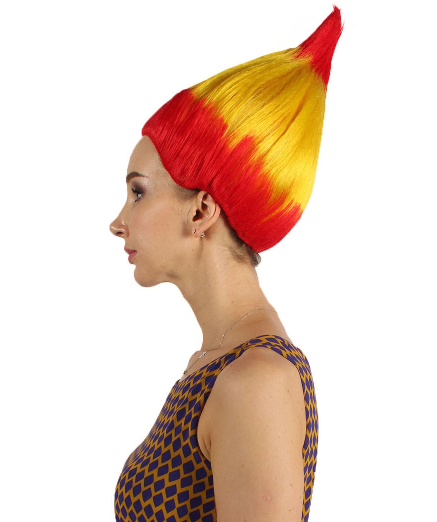 Spain Flag Troll Wig