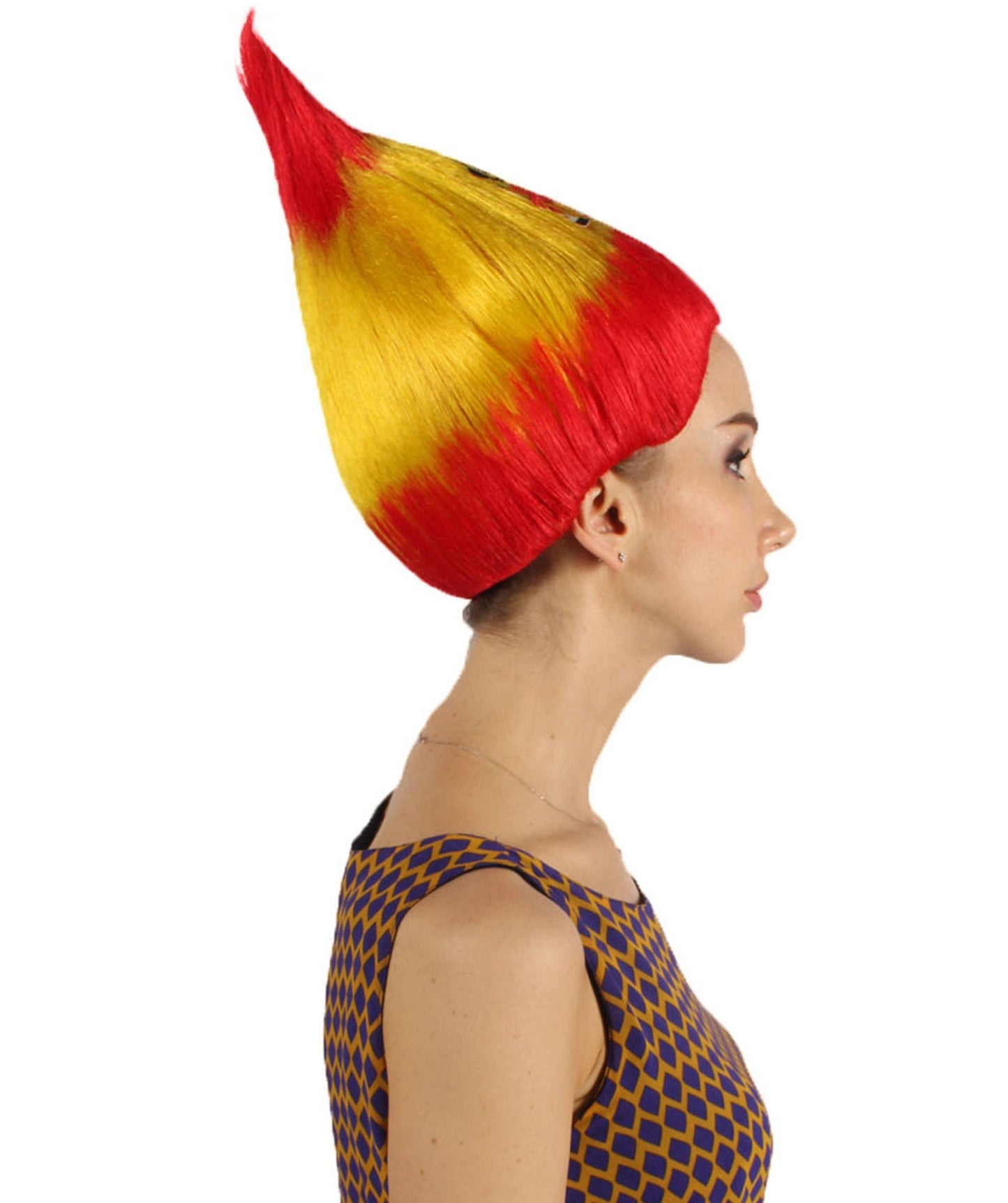 Spain Flag Troll Wig