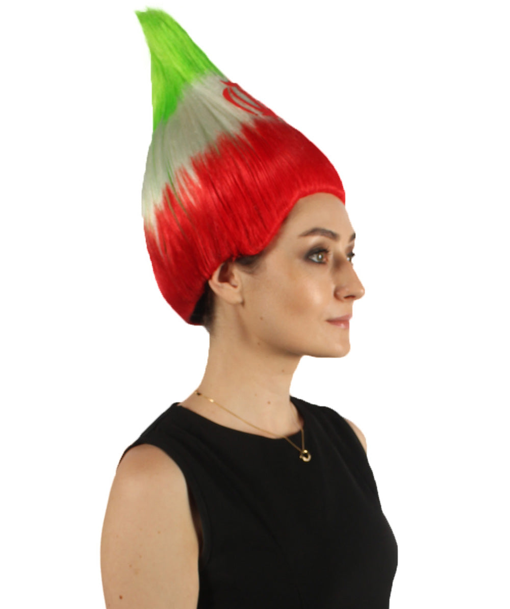 Iran Flag Troll Wig