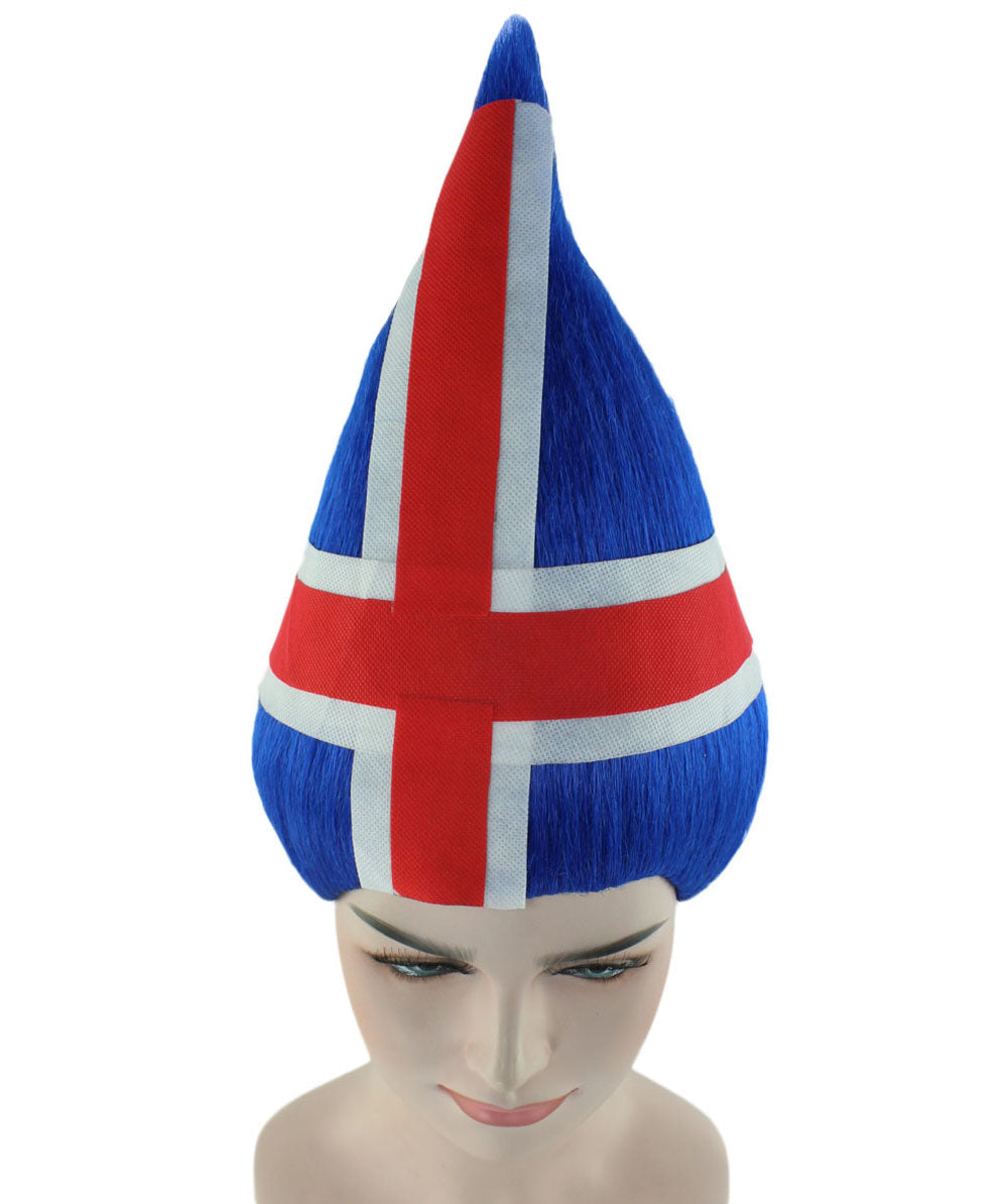 Iceland Flag Troll Wig