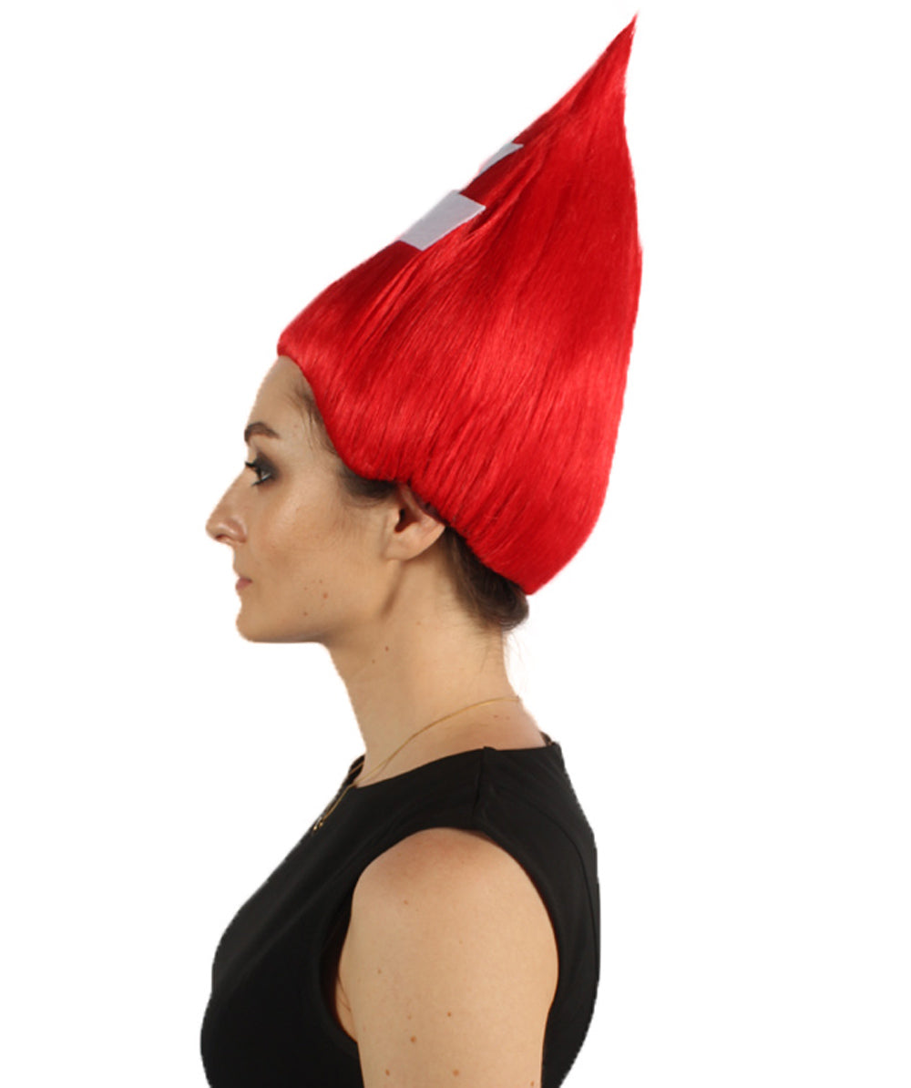 Switzerland Flag Troll Wig