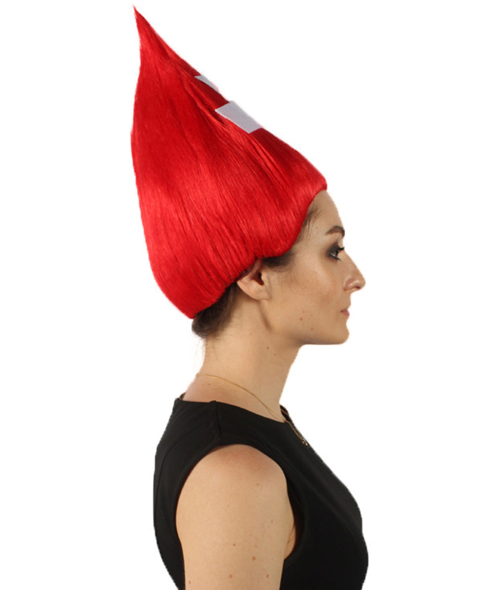 Switzerland Flag Troll Wig