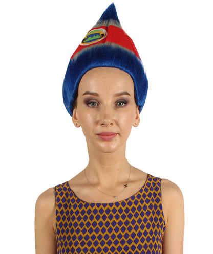 Costa Rica Flag Troll Wig