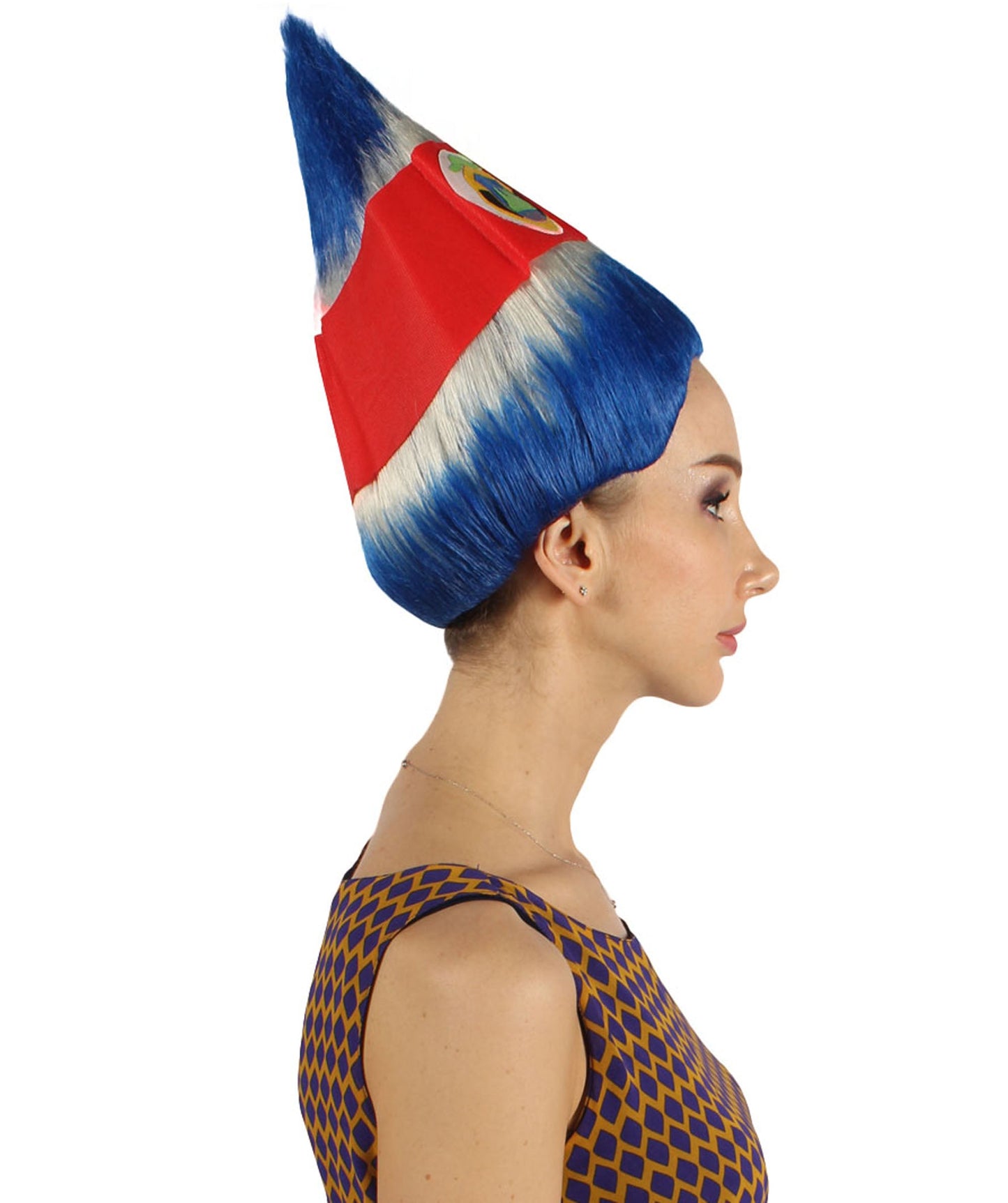 Costa Rica Flag Troll Wig