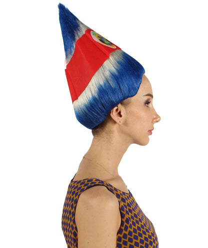 Costa Rica Flag Troll Wig