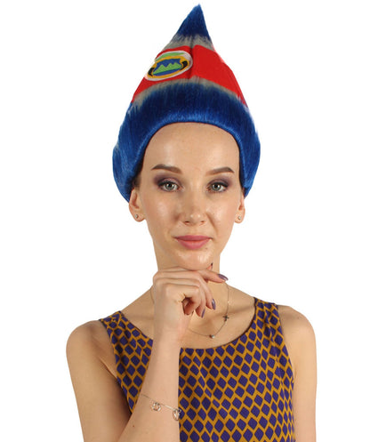 Costa Rica Flag Troll Wig