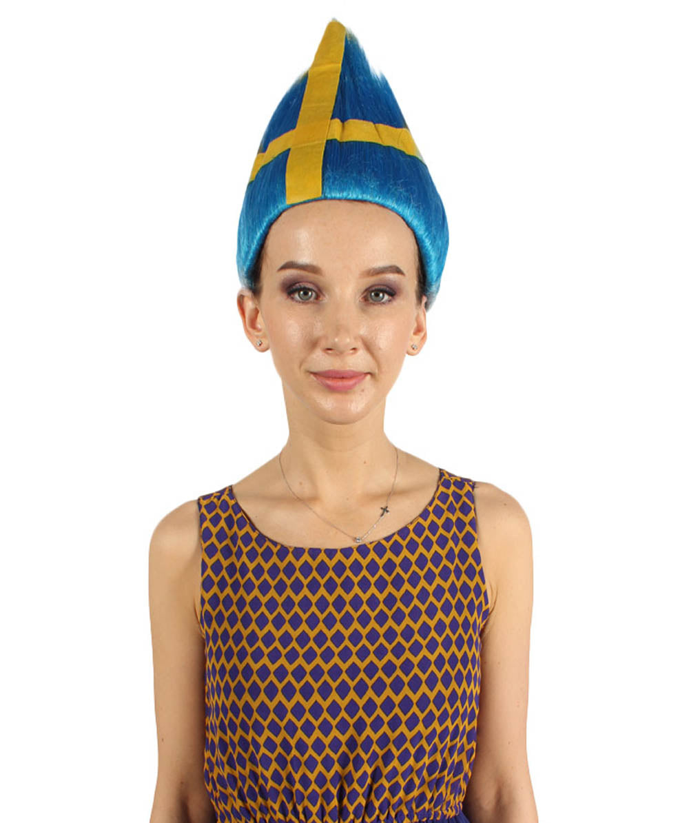 Sweden Flag Wig
