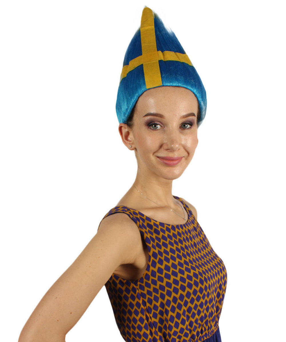 Sweden Flag Wig