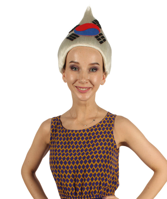 South Korea Flag Troll Wig