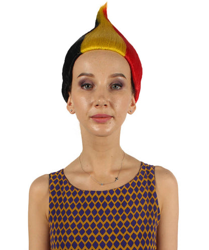 Belgium Flag Troll Wig