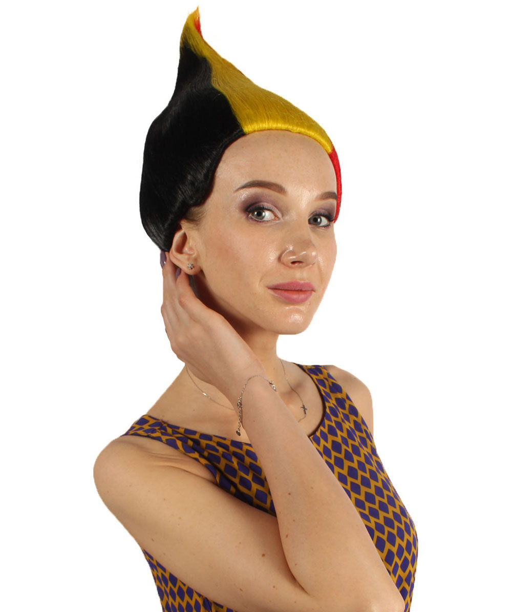 Belgium Flag Troll Wig