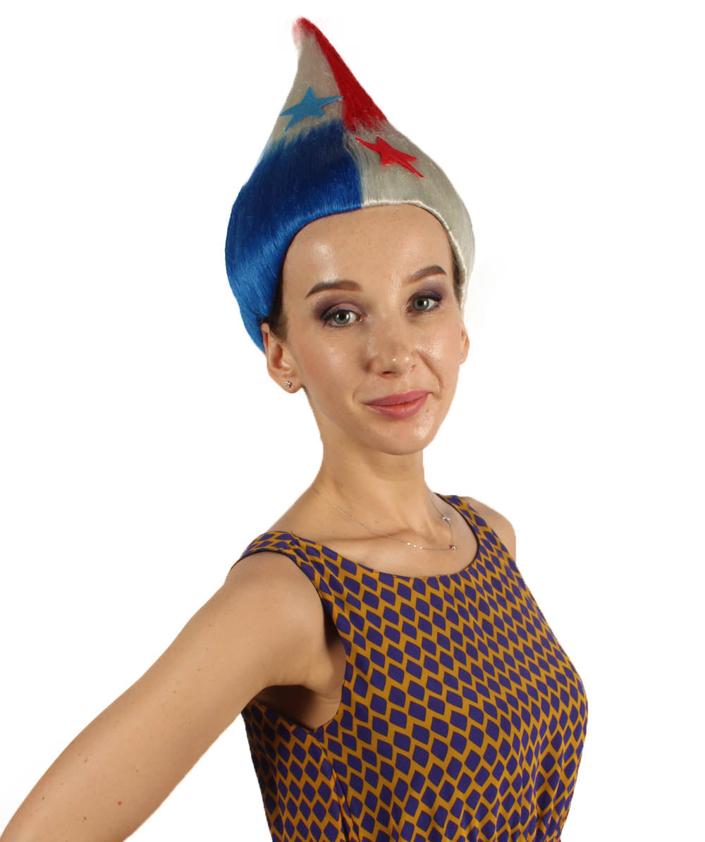 Panama Flag Troll Wig