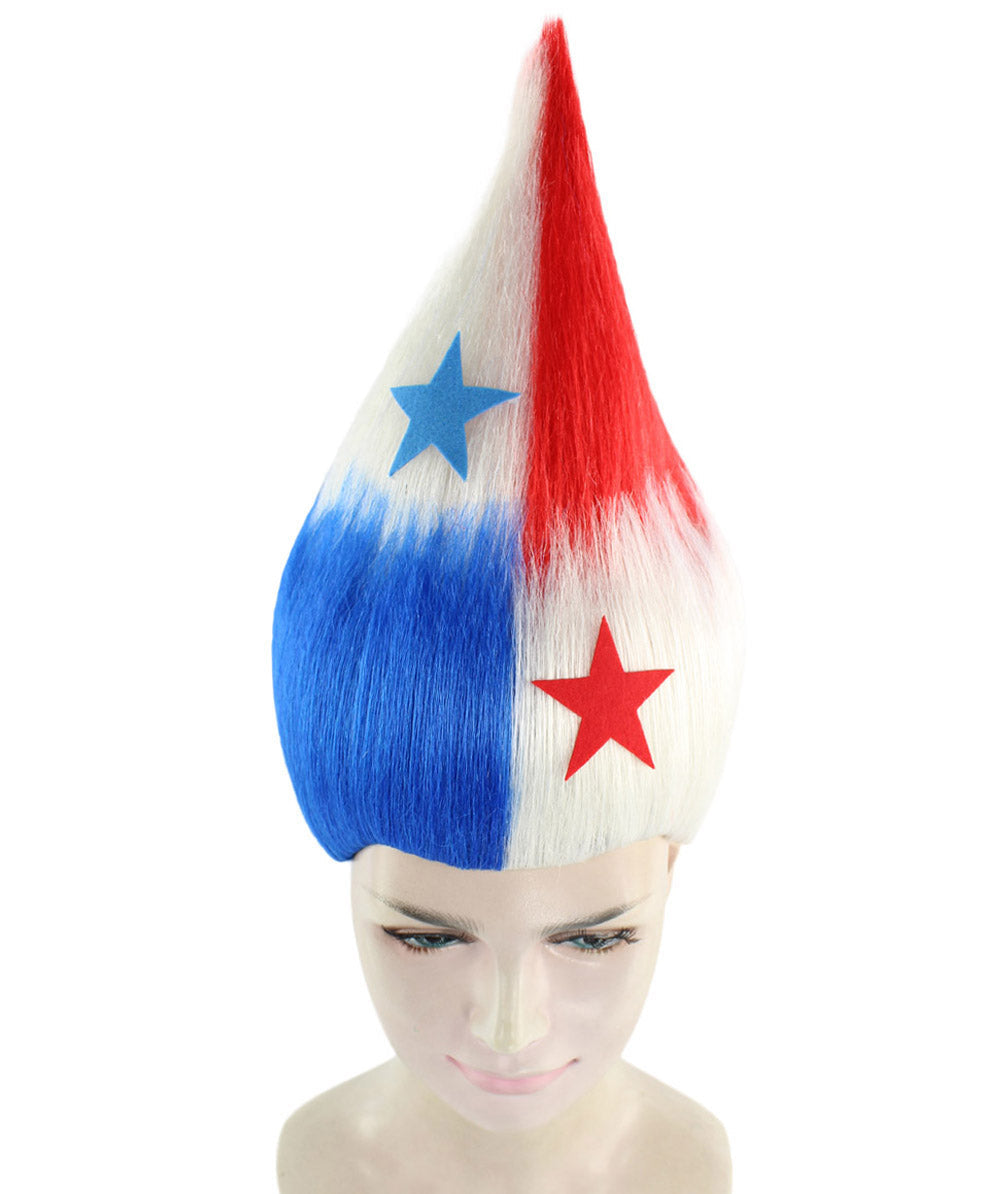 Panama Flag Troll Wig