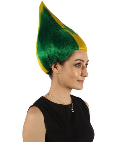 Senegal Flag Troll Wig