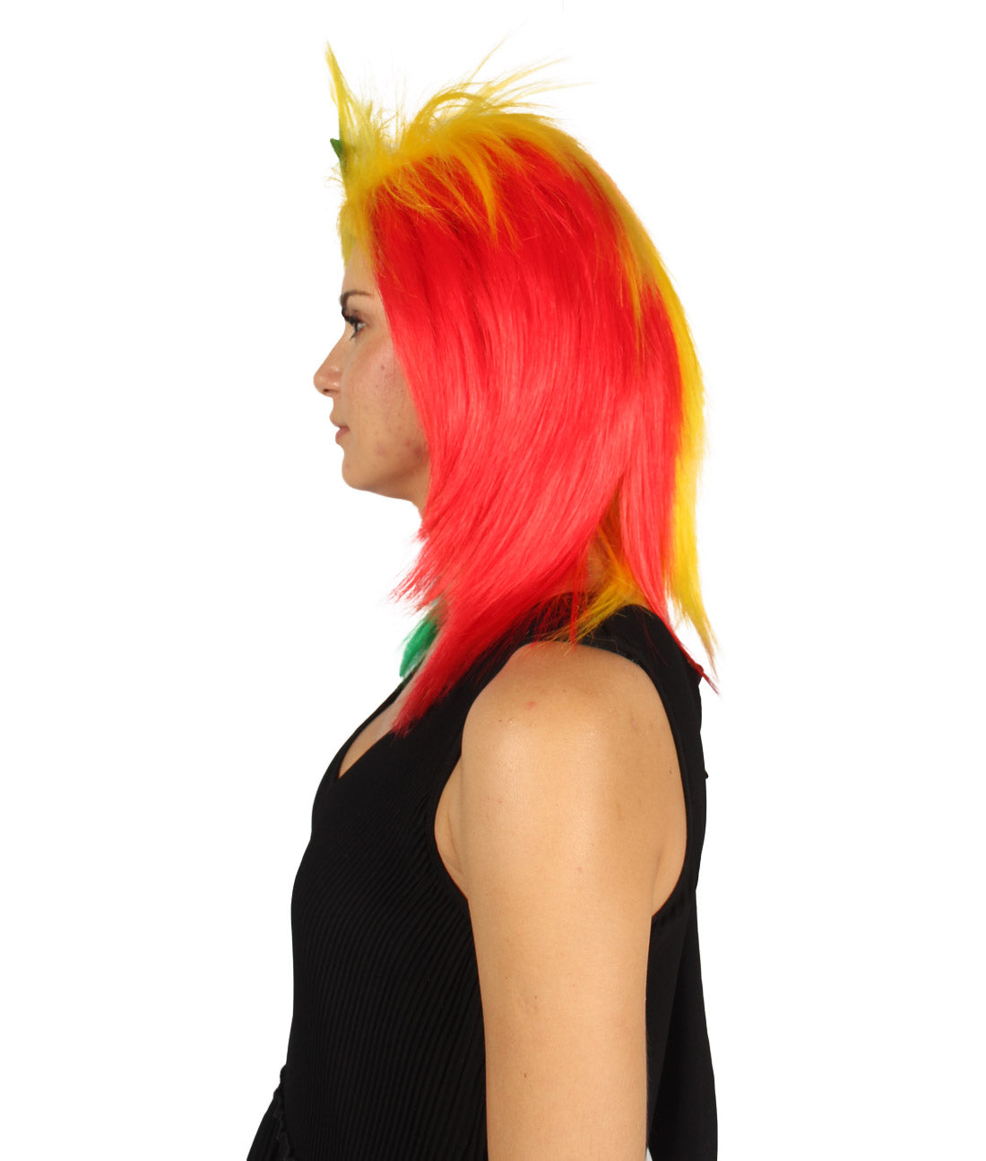 Senegal Flag Mullet Wig