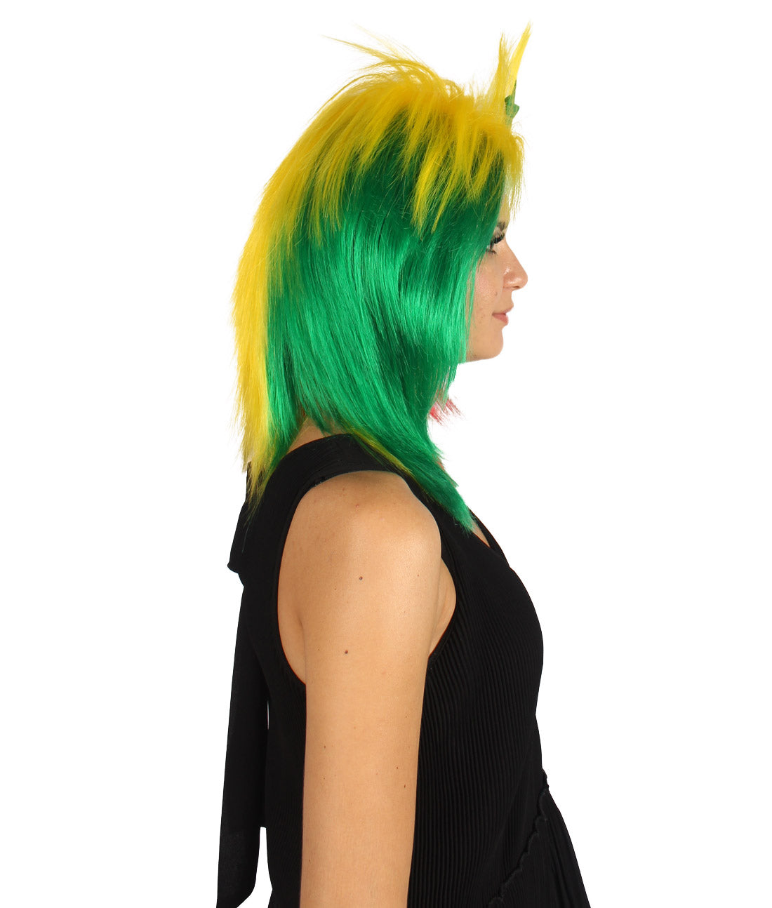 Senegal Flag Mullet Wig