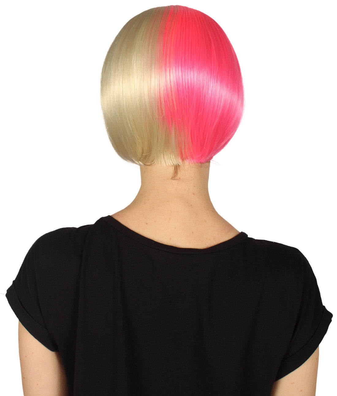 Pink & Gold Two-tone Short Bob Wig