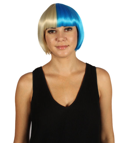 Women's Two-tone Short Bob Wig | Multiple Color Collection | Premium Breathable Capless Cap