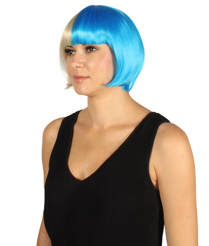 Women's Two-tone Short Bob Wig | Multiple Color Collection | Premium Breathable Capless Cap