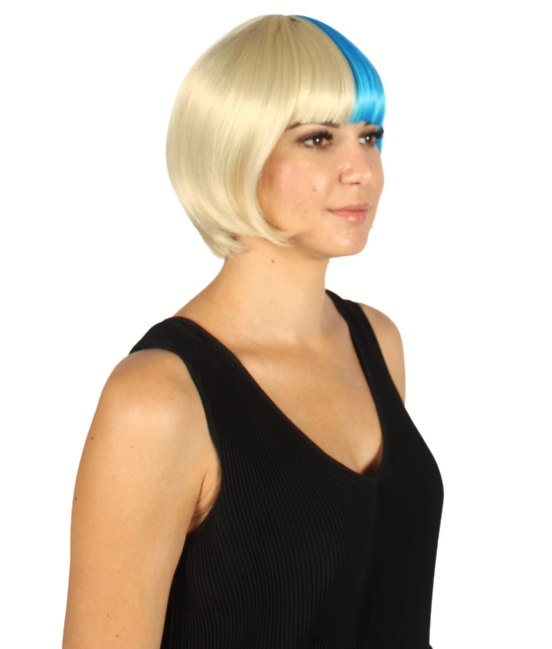 Women's Two-tone Short Bob Wig | Multiple Color Collection | Premium Breathable Capless Cap