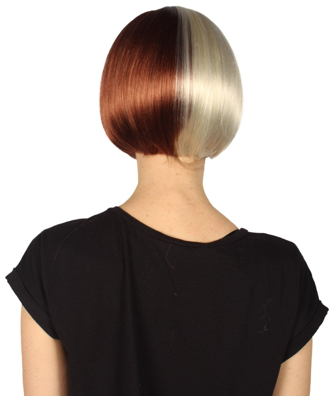 Blonde & Brown Two-tone Short Bob Wig