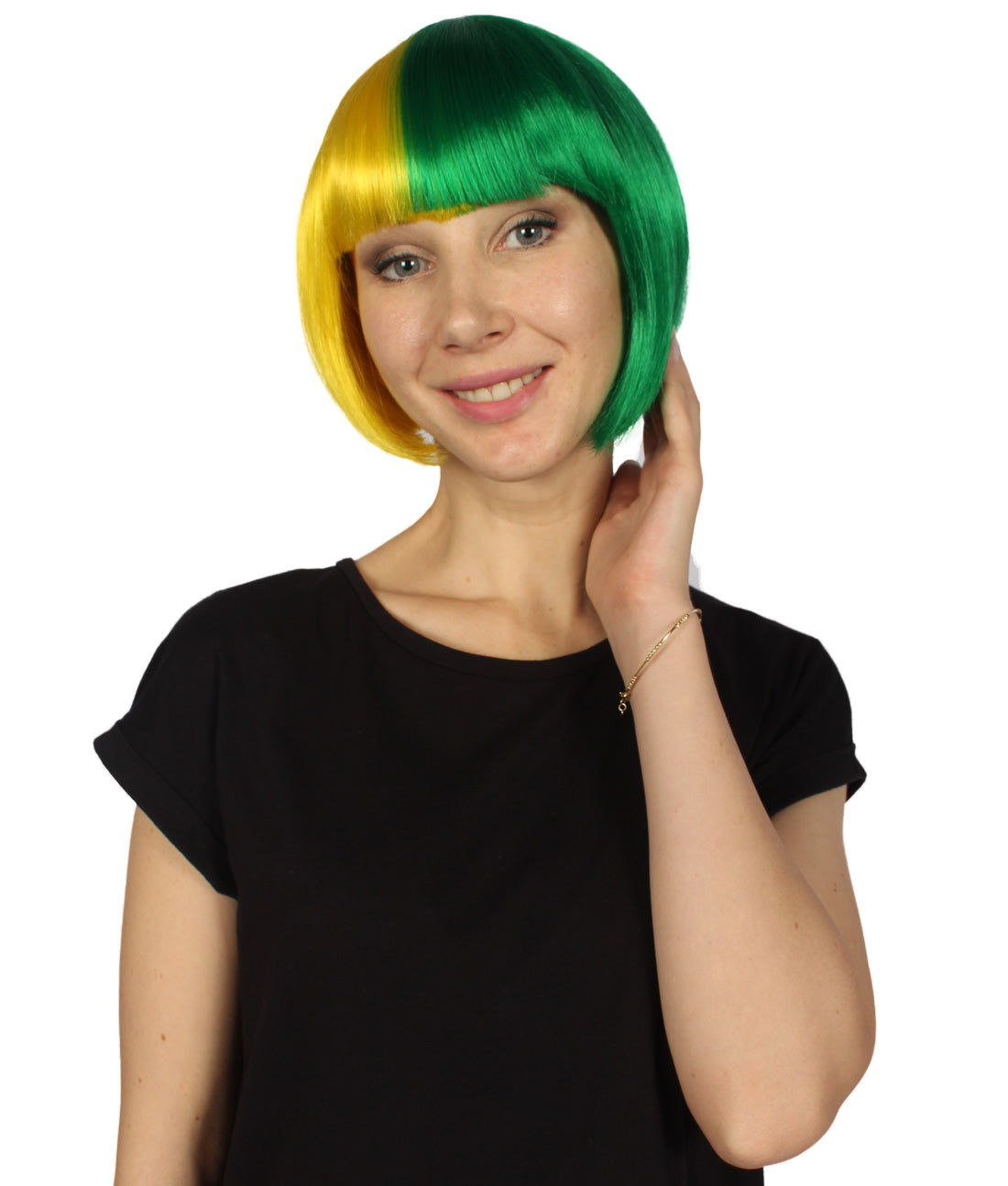 Women's Two-tone Short Bob Wig | Multiple Color Collection | Premium Breathable Capless Cap