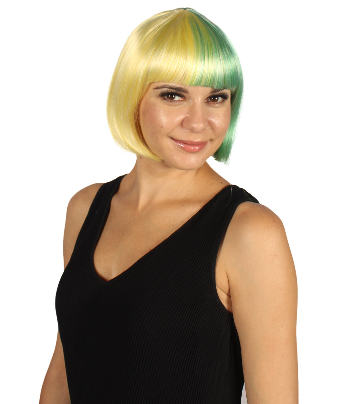 Women's Two-tone Short Bob Wig | Multiple Color Collection | Premium Breathable Capless Cap