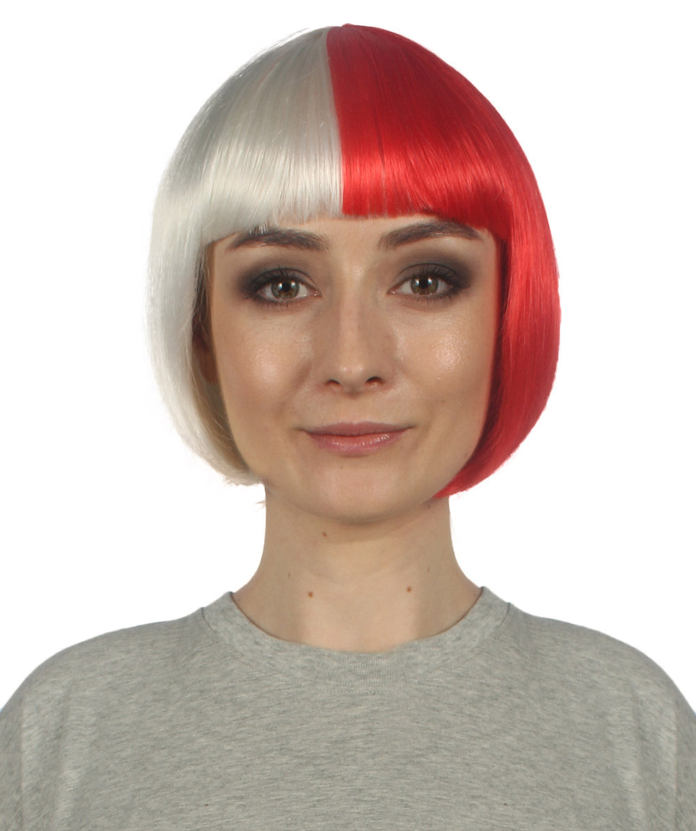 Women's Two-tone Short Bob Wig | Multiple Color Collection | Premium Breathable Capless Cap