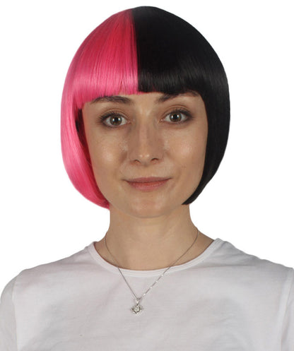 Women's Two-tone Short Bob Wig | Multiple Color Collection | Premium Breathable Capless Cap