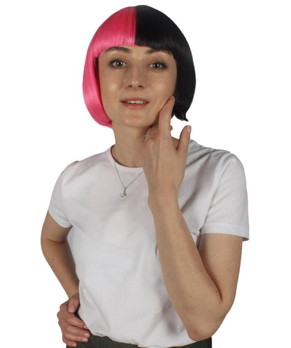 Women's Two-tone Short Bob Wig | Multiple Color Collection | Premium Breathable Capless Cap