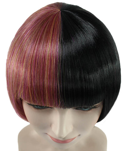 Women's Two-tone Short Bob Wig | Multiple Color Collection | Premium Breathable Capless Cap