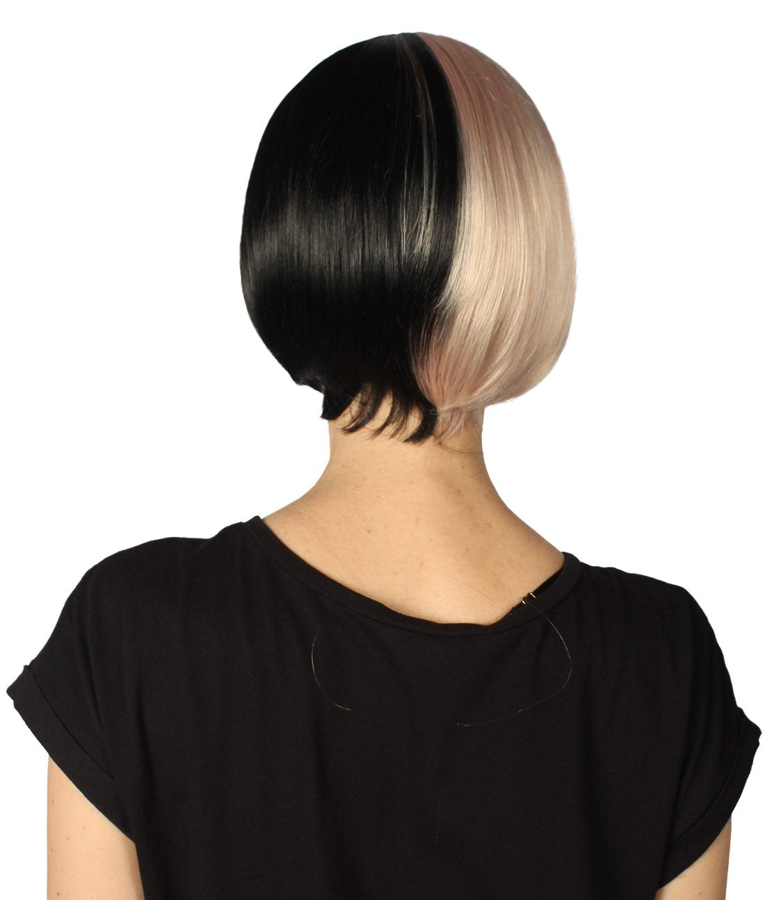 Lt. Pink & Lt. Brown Two-tone Short Bob Wig