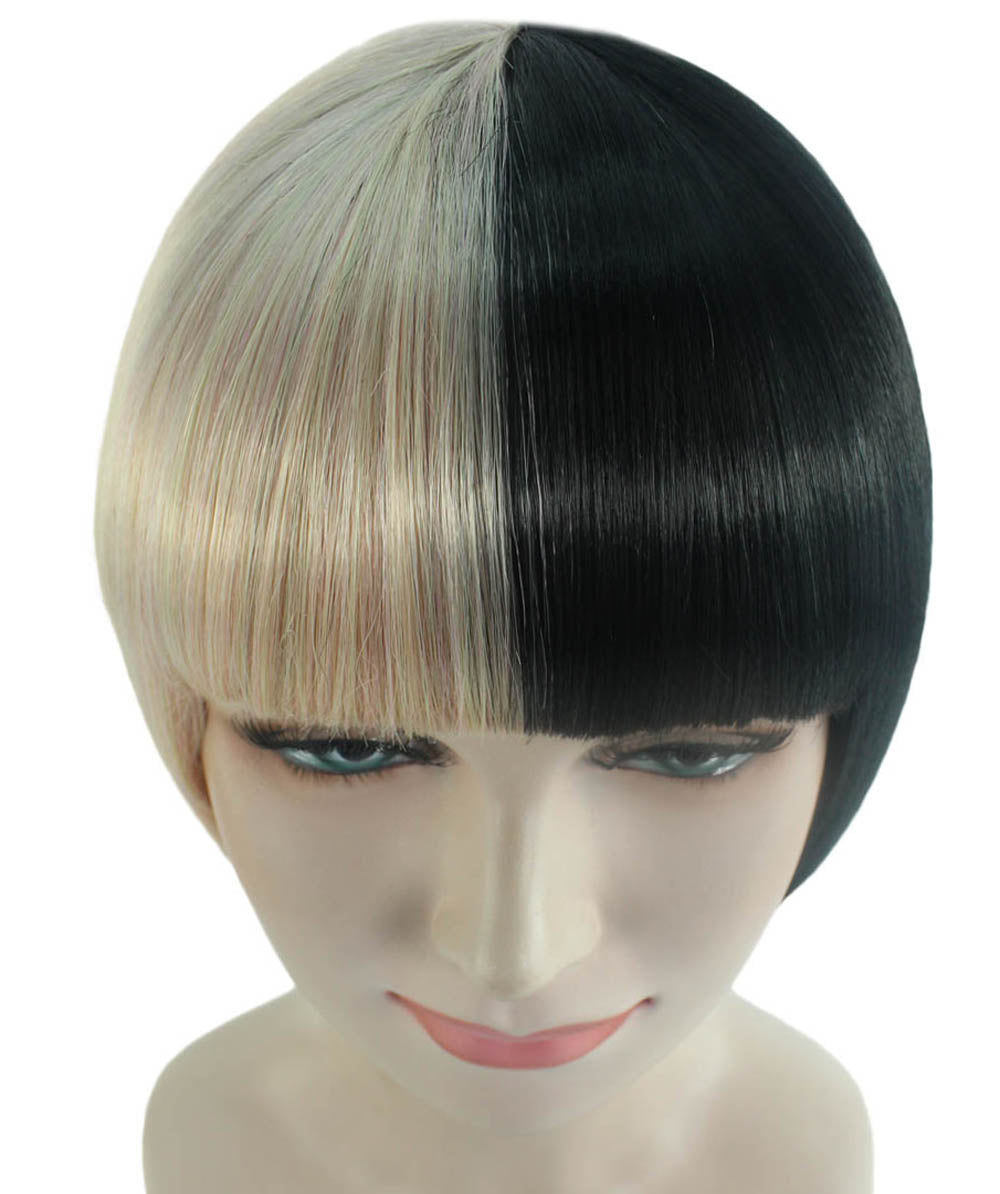 Lt. Pink & Lt. Brown Two-tone Short Bob Wig