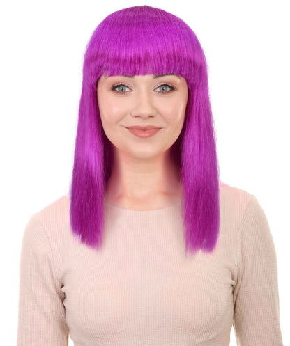 Pageboy II Wig, Purple