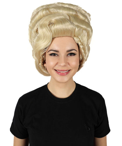 HPO Adult Women's Dramatic Drag Queen High Updo Wig I Flame-retardant Synthetic Fiber