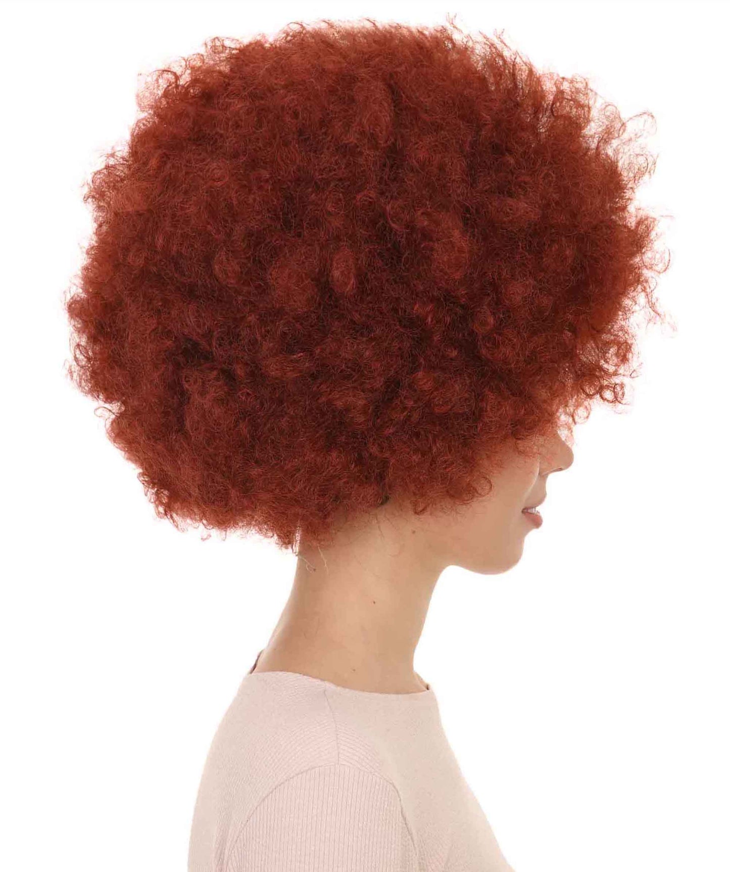 Short Afro Clown Unisex Wig | Fancy Halloween Wig Premium Breathable Capless Cap | Multicolor Options