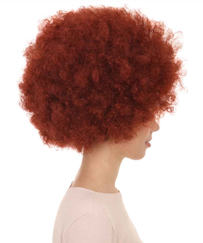 Short Afro Clown Unisex Wig | Fancy Halloween Wig Premium Breathable Capless Cap | Multicolor Options