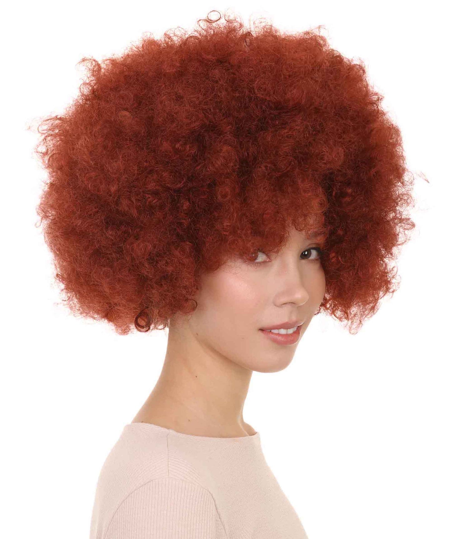 Short Afro Clown Unisex Wig | Fancy Halloween Wig Premium Breathable Capless Cap | Multicolor Options