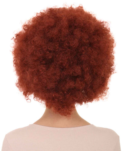 Short Afro Clown Unisex Wig | Fancy Halloween Wig Premium Breathable Capless Cap | Multicolor Options