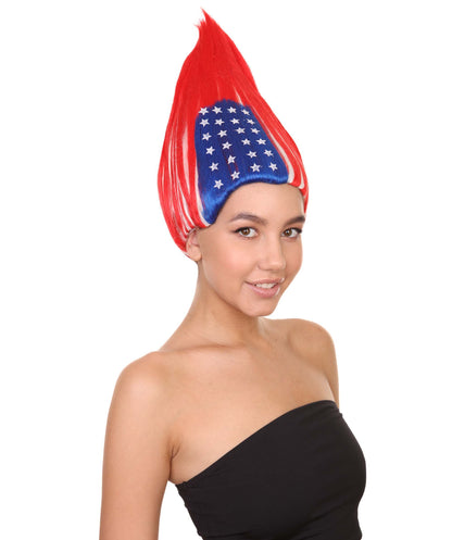 Unisex Flag Troll Wigs Collections| Premium Breathable Capless Cap