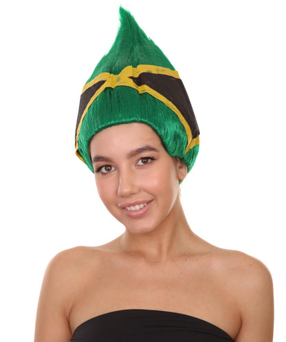 Unisex Flag Troll Wigs Collections| Premium Breathable Capless Cap