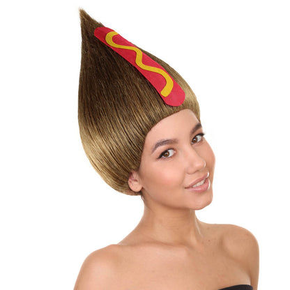 Fun Troll Wigs| Multiple Snack and Flag Options | Premium Breathable Capless Cap