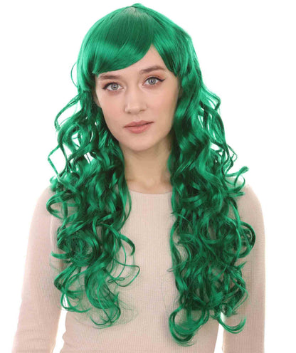 Long Green Wig