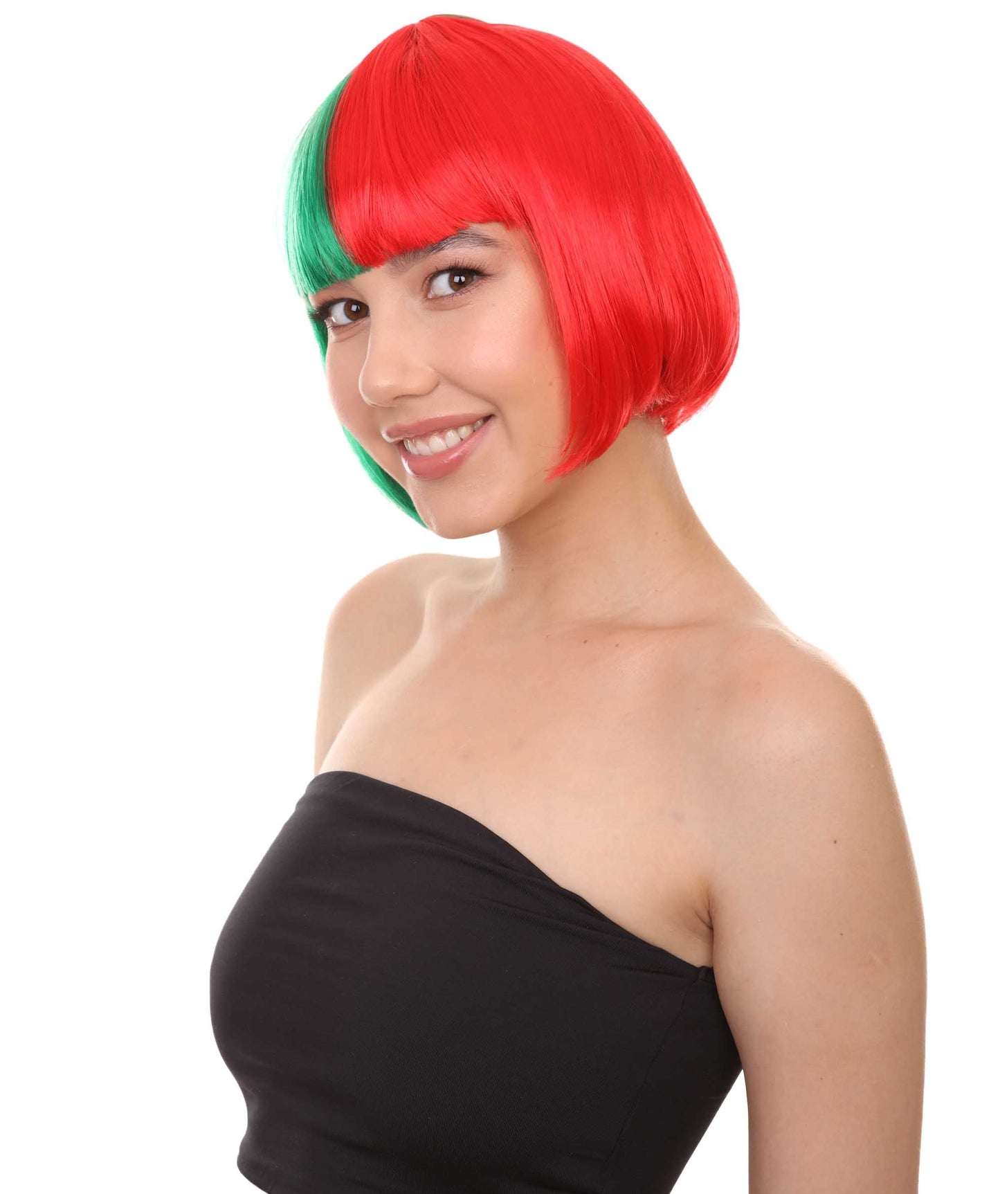 Women's Two-tone Short Bob Wig | Multiple Color Collection | Premium Breathable Capless Cap
