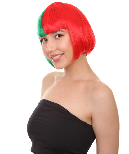 Women's Two-tone Short Bob Wig | Multiple Color Collection | Premium Breathable Capless Cap