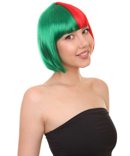 Women's Two-tone Short Bob Wig | Multiple Color Collection | Premium Breathable Capless Cap