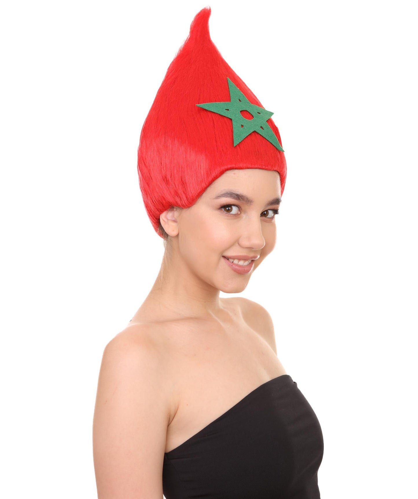Morocco Flag Troll Wig